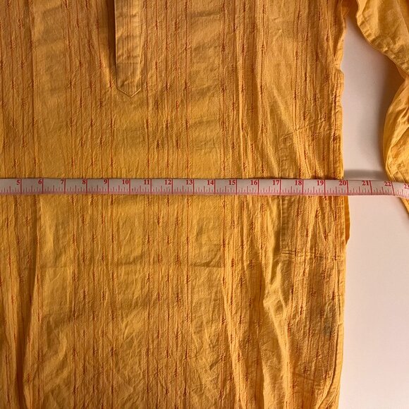 Yellow Kurta Set with pants - Picture 7 of 9